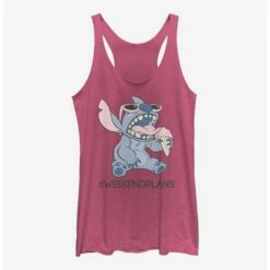 Cheap 🤩 Disney Lilo & Stitch Weekend Plans Girls Tank 🔥