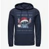 Brand new ✨ Disney Lilo & Stitch Holiday Stitch Wearing Santa Hat Hoodie 🔔