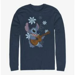 Budget ✔️ Disney Lilo & Stitch Flowers Long-Sleeve T-Shirt ✨