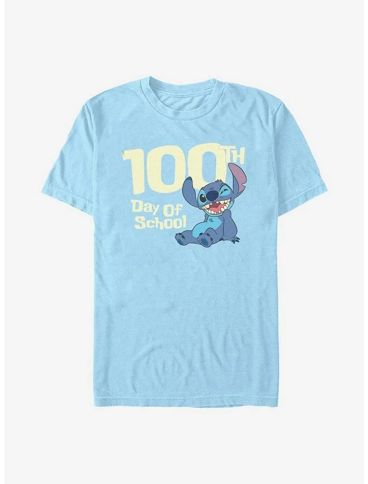 Best Pirce 🥰 Disney Lilo & Stitch 100th Day Of School T-Shirt ⌛ 1 Best Pirce 🥰 Disney Lilo & Stitch 100th Day Of School T-Shirt ⌛