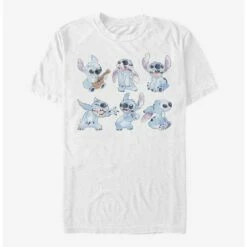 Top 10 👍 Disney Lilo & Stich Watercolor T-Shirt ⭐