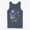 Deals ✔️ Disney Lilo & Stitch Flowers Tank 👏