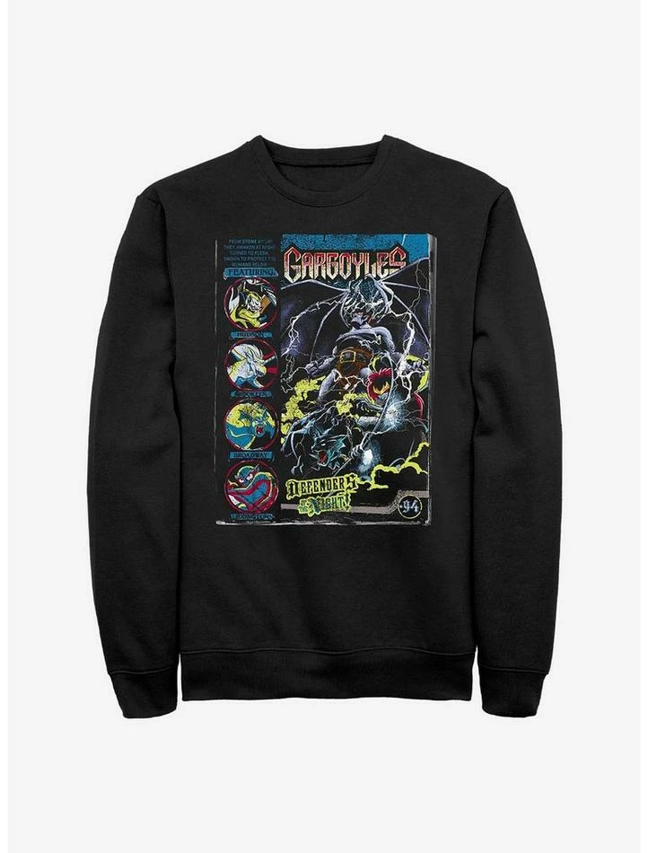 Wholesale ⌛ Disney Gargoyles Concrete Cover Crew Sweatshirt 🎁 1 Wholesale ⌛ Disney Gargoyles Concrete Cover Crew Sweatshirt 🎁