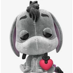 Cheapest 💯 Funko Disney Winnie The Pooh Pop! Eeyore Flocked Vinyl Figure Hot Topic Exclusive ⌛