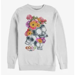 Budget 😀 Disney Pixar Coco Calaveras Crew Sweatshirt 👍
