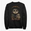 Best Pirce ⌛ Disney Pixar Coco Poster Crew Sweatshirt 🎉