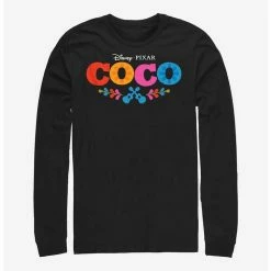 New 👍 Disney Pixar Coco Logo Long-Sleeve T-Shirt 😀