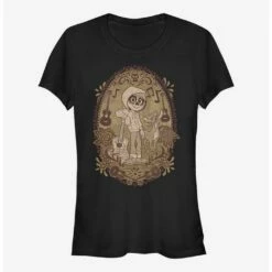 Outlet 🎁 Disney Pixar Coco Miguel Portrait Girls T-Shirt ✔️