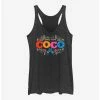 Wholesale ⌛ Disney Pixar Coco Artistic Logo 🔔 Girls Tank ⌛