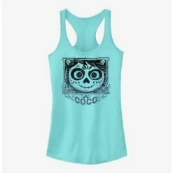 Deals 🔔 Disney Pixar Coco Face Frame ✨ Girls Tank ❤️