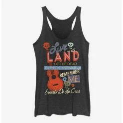 Best Sale ⭐ Disney Pixar Coco Live In The Land Of The Dead 🥰 Girls Tank 🎉