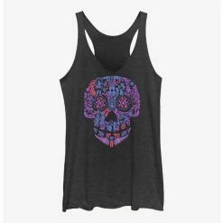 Cheapest ⌛ Disney Pixar Coco Skull 😍 Girls Tank ❤️