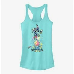 Brand new ⌛ Disney Pixar Coco Watercolor Dante ⌛ Girls Tank ⭐