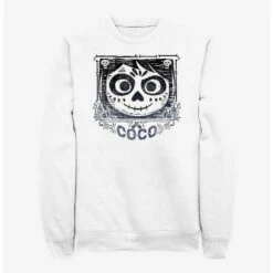 Outlet ❤️ Disney Pixar Coco Face Frame Crew Sweatshirt ❤️