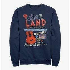 Flash Sale 😍 Disney Pixar Coco Live In The Land Of The Dead Crew Sweatshirt ✨