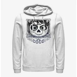 Outlet 🎁 Disney Pixar Coco Face Frame Hoodie ❤️