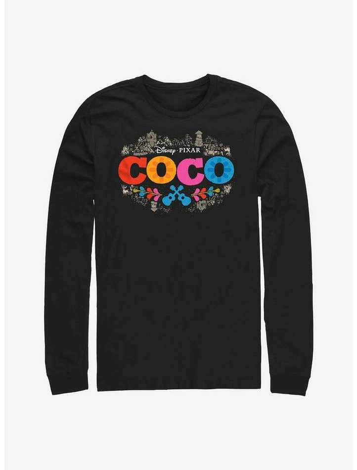Deals π― Disney Pixar Coco Artistic Logo Long-Sleeve T-Shirt βοΈ 1 Deals π― Disney Pixar Coco Artistic Logo Long-Sleeve T-Shirt βοΈ