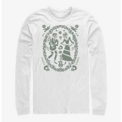 Brand new 🔥 Disney Pixar Coco Paper Art Oval Long-Sleeve T-Shirt ✨