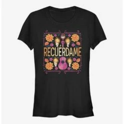 Flash Sale ⌛ Disney Pixar Coco Recuerdame Girls T-Shirt 👍 -Dressup Outfits Shop 16706128 hi