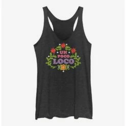Best reviews of 🔥 Disney Pixar Coco Un Poco Loco Floral Emblem Girls Tank ✔️
