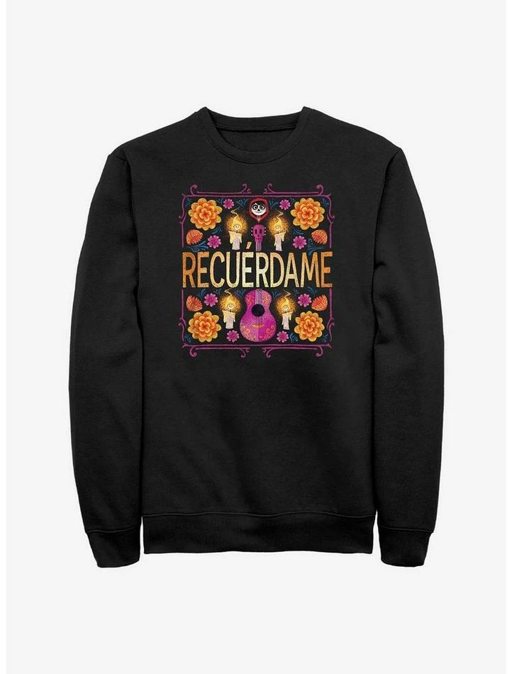 Discount π Disney Pixar Coco Recuerdame Crew Sweatshirt π 1 Discount π Disney Pixar Coco Recuerdame Crew Sweatshirt π