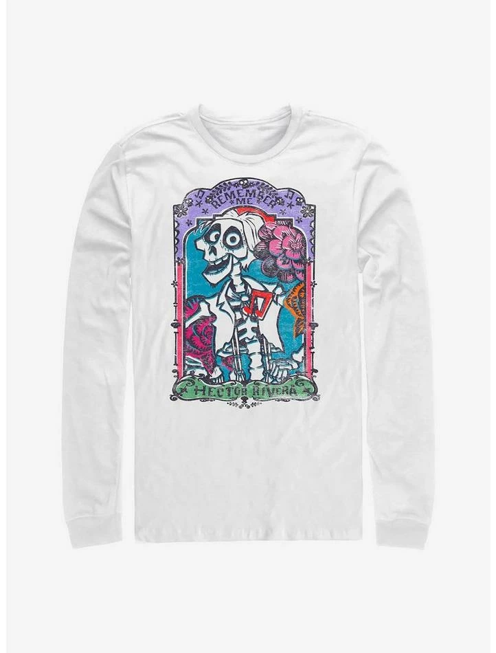 Flash Sale ❤️ Disney Pixar Coco Hector Rivera Card Long-Sleeve T-Shirt ⭐ 1 Flash Sale ❤️ Disney Pixar Coco Hector Rivera Card Long-Sleeve T-Shirt ⭐