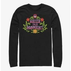Best deal 🛒 Disney Pixar Coco Seize Your Moment Emblem Long-Sleeve T-Shirt 💯