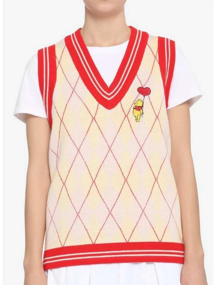 Hot Sale π― Her Universe Disney Winnie The Pooh Argyle Girls Sweater Vest π 1 Hot Sale π― Her Universe Disney Winnie The Pooh Argyle Girls Sweater Vest π