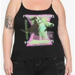 Hot Sale 😀 The Nightmare Before Christmas Oogie Boogie Chain Girls Crop Cami Plus Size 🎁