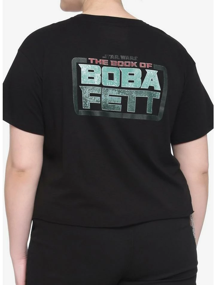 Best Pirce ๐ Star Wars The Book Of Boba Fett Throne Girls Crop T-Shirt Plus Size ๐ 2 Best Pirce ๐ Star Wars The Book Of Boba Fett Throne Girls Crop T-Shirt Plus Size ๐ - Image 2