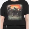 Best Pirce 👍 Star Wars The Book Of Boba Fett Throne Girls Crop T-Shirt Plus Size 🔔