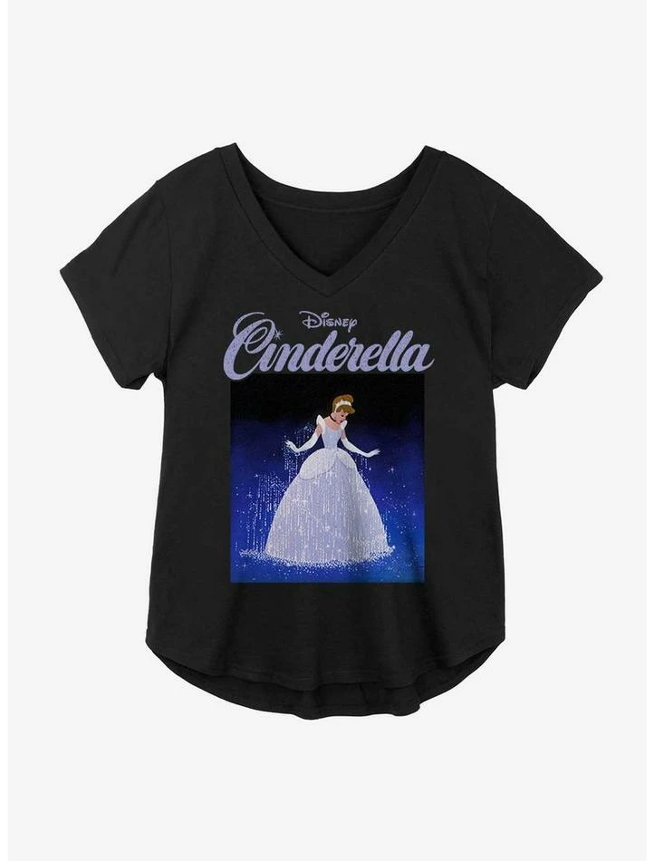 Outlet 💯 Disney Cinderella Dress Transformation Girls Plus Size T-Shirt 🎉 1 Outlet 💯 Disney Cinderella Dress Transformation Girls Plus Size T-Shirt 🎉