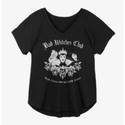 Deals 🧨 Disney Villains Bad Witch Club Girls Plus Size T-Shirt 😍