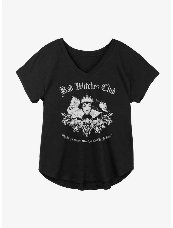 Deals ๐งจ Disney Villains Bad Witch Club Girls Plus Size T-Shirt ๐ 1 Deals ๐งจ Disney Villains Bad Witch Club Girls Plus Size T-Shirt ๐