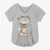 Cheapest ✨ Disney Princesses Vintage Group Girls Plus Size T-Shirt 🎉