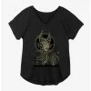 Best reviews of ⭐ Disney Sleeping Beauty Maleficent Spinwheel Girls Plus Size T-Shirt 🧨