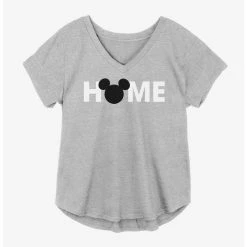 Best Sale ✔️ Disney Mickey Mouse Home ⌛ Girls Plus Size T-Shirt 😉