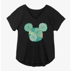 Wholesale ❤️ Disney Mickey Mouse Succulents Girls Plus Size T-Shirt 🌟