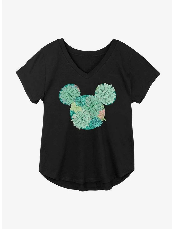 Wholesale ❤️ Disney Mickey Mouse Succulents Girls Plus Size T-Shirt 🌟 1 Wholesale ❤️ Disney Mickey Mouse Succulents Girls Plus Size T-Shirt 🌟