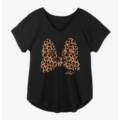 Deals ✔️ Disney Minnie Mouse Animal Print Bow 🌟 Girls Plus Size T-Shirt ⌛