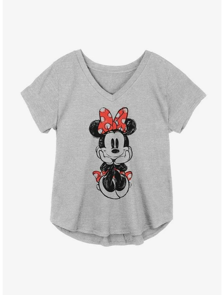 Deals β€οΈ Disney Minnie Mouse Sketched Sitting π Girls Plus Size T-Shirt π₯° 1 Deals β€οΈ Disney Minnie Mouse Sketched Sitting π Girls Plus Size T-Shirt π₯°