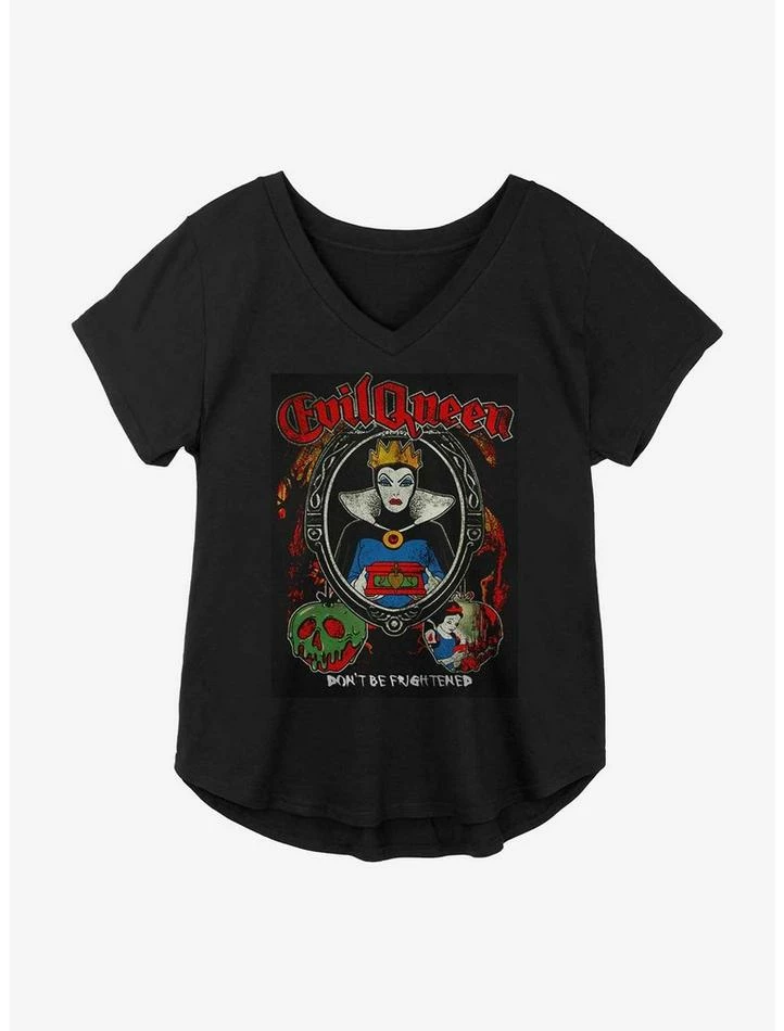Outlet 😍 Disney Snow White And The Seven Dwarfs Evil Queen Girls Plus Size T-Shirt ⭐ 1 Outlet 😍 Disney Snow White And The Seven Dwarfs Evil Queen Girls Plus Size T-Shirt ⭐