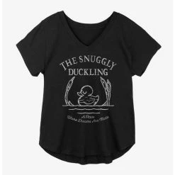 Budget 🔔 Disney Tangled The Snuggly Duckling Girls Plus Size T-Shirt 😉