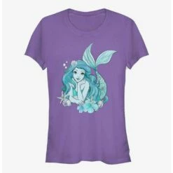 Hot Sale ⌛ Disney The Little Mermaid Sea Ariel 🤩  Girls T-Shirt 😀