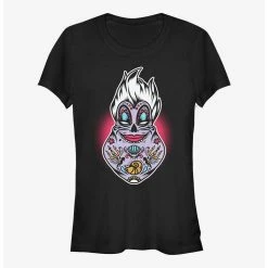 Outlet ✨ Disney The Little Mermaid Sugar Skull Ursula Girls T-Shirt 👏