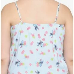 Discount ✔️ Disney Lilo & Stitch Floral Tie-Front Girls Tank Top Plus Size ⌛ -Dressup Outfits Shop 16915463 av2