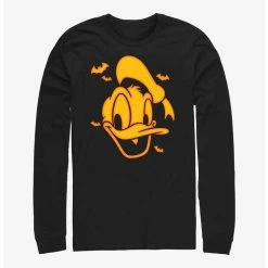 Promo 👍 Disney Donald Duck 🎁 Halloween Bats Long-Sleeve T-Shirt ✨
