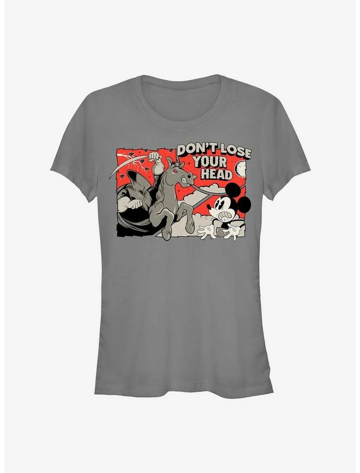 Best Pirce 👍 Disney Mickey Mouse & The Headless Horseman Girls T-Shirt ❤️ 1 Best Pirce 👍 Disney Mickey Mouse & The Headless Horseman Girls T-Shirt ❤️