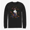 Budget 😉 Disney Mickey Mouse Vampire Mickey Long-Sleeve T-Shirt 🧨