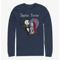 Budget ✨ The Nightmare Before Christmas Jack & Sally Together Forever Long-Sleeve T-Shirt 🎁